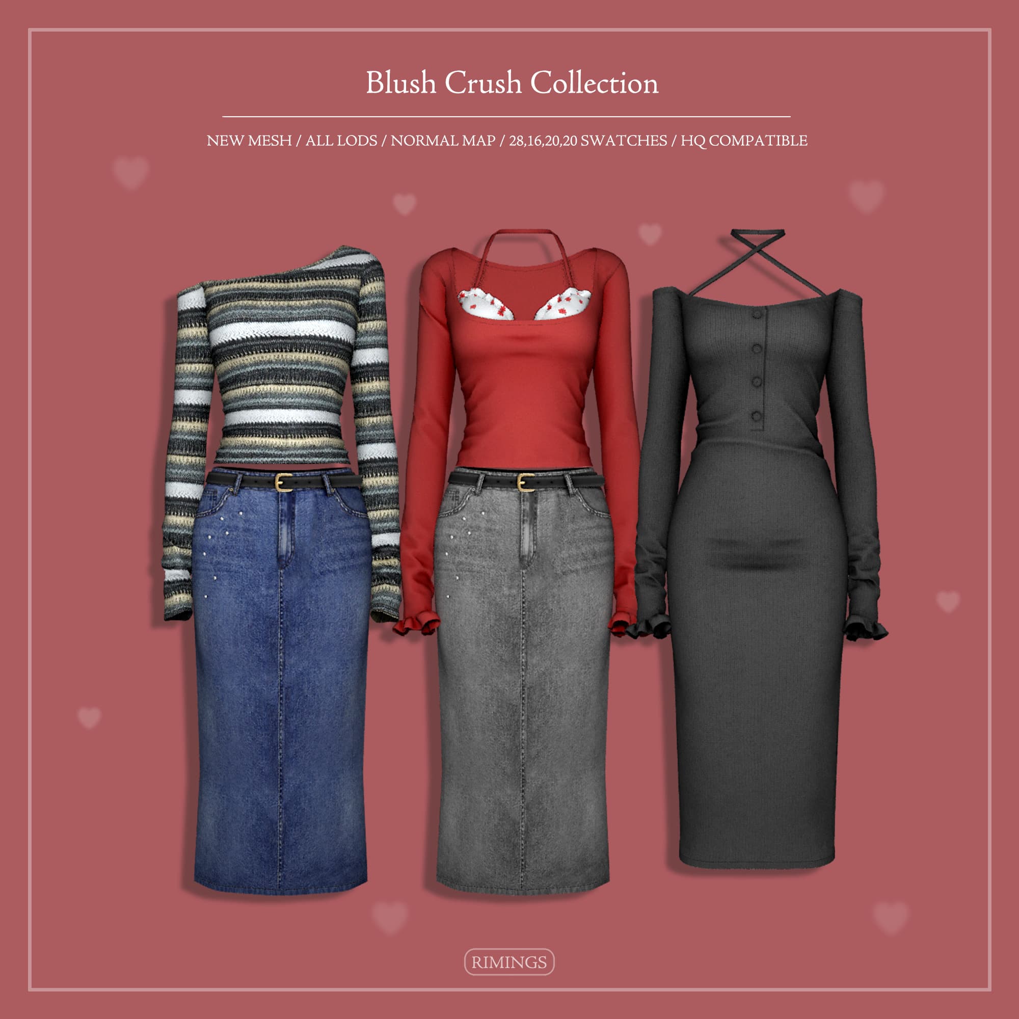 Скриншот мода Коллекция одежды Blush Crush Collection